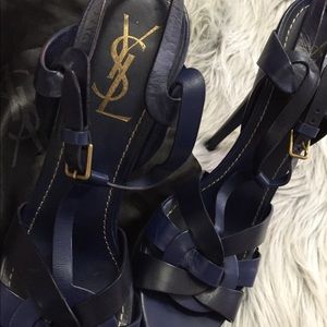 YSL classic tribute sandal heels